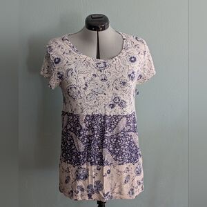 Floral Print Women's Top